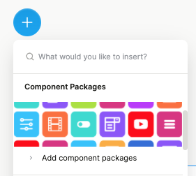 Add component packages