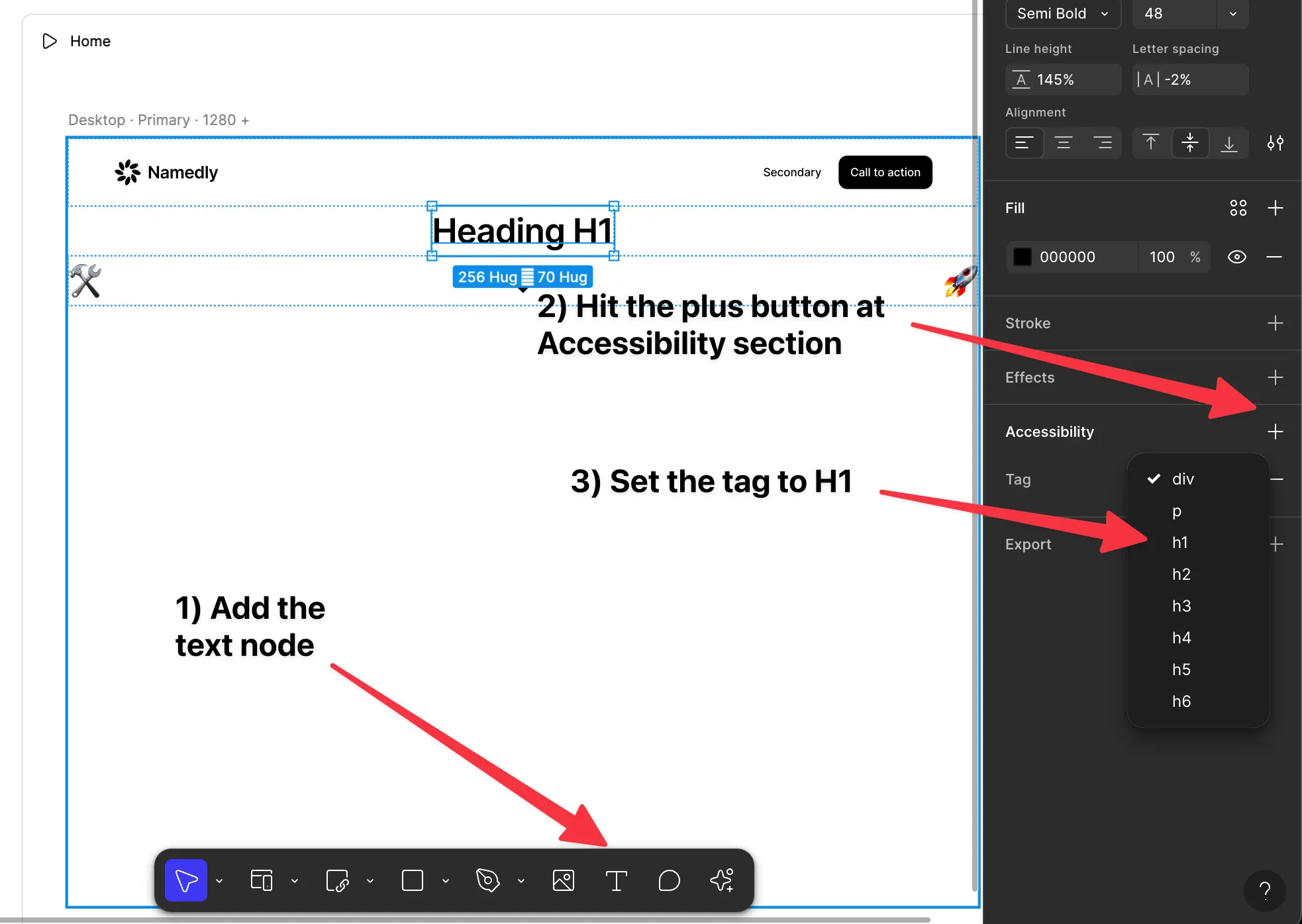Figma sites design sidebar overview