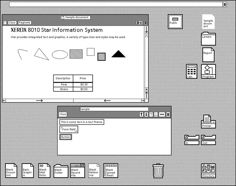 xerox interface