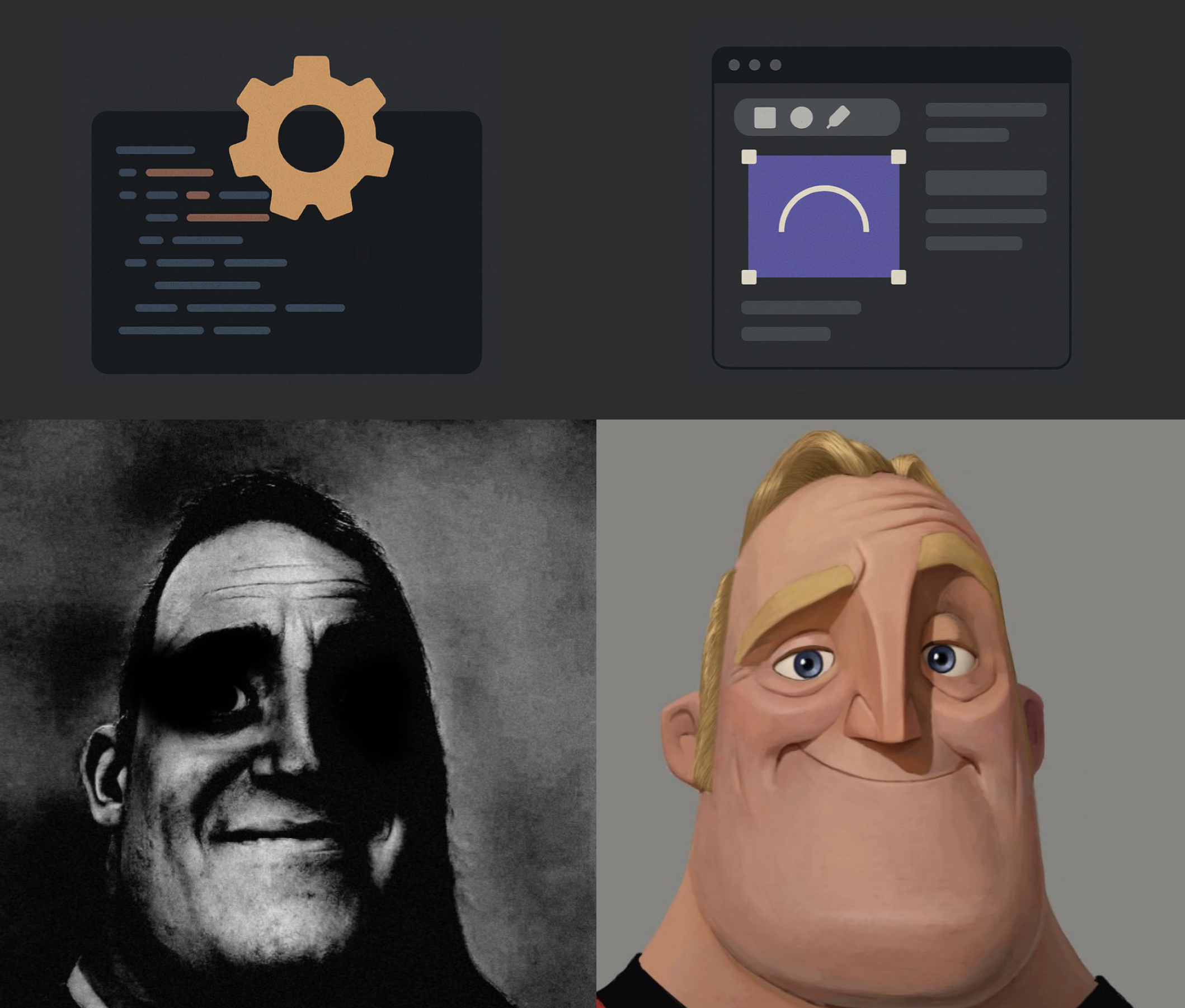 Coding vs visual development